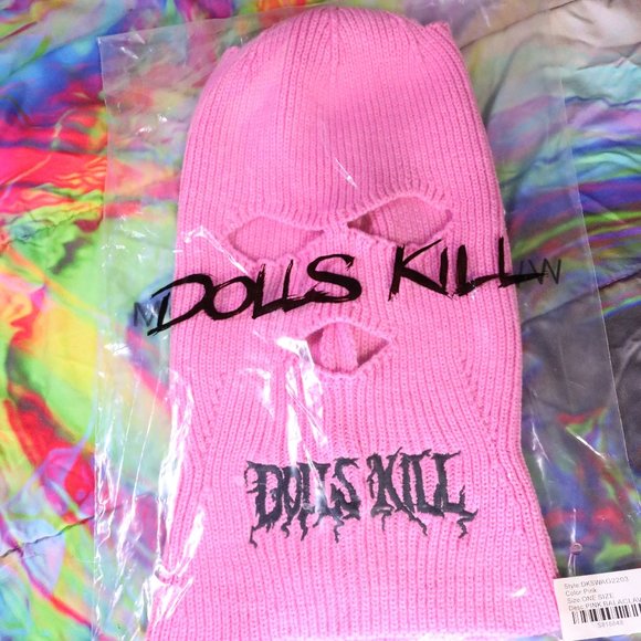 Dolls Kill Accessories Dollskill Pink Ski Mask Poshmark